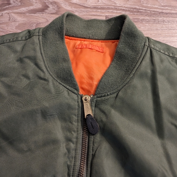 Vintage Rothco green bomber jacket XL - Picture 2 of 6
